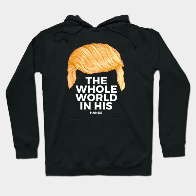 Trump's Talking Hair: Tiny Hands Hoodie by MosaicTs1